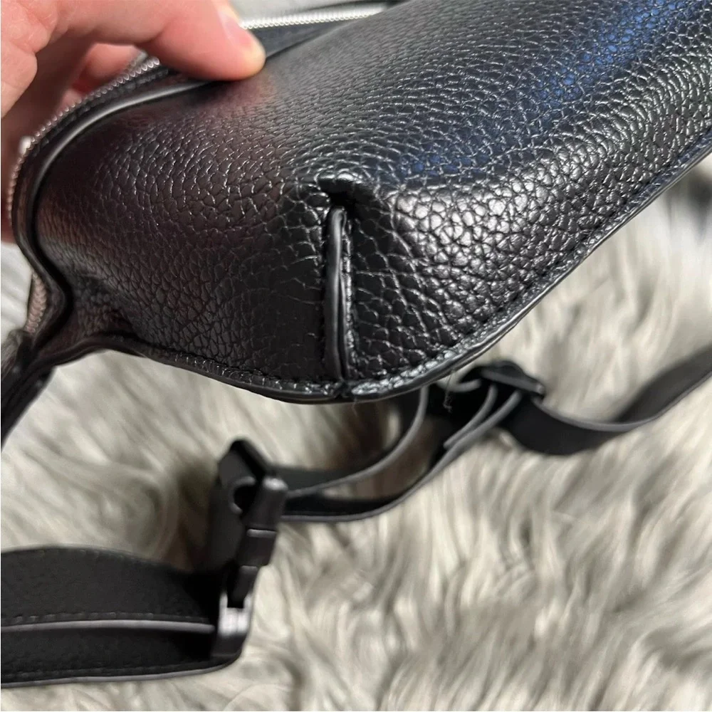 Justice Girls Black Tassel Belt Bag